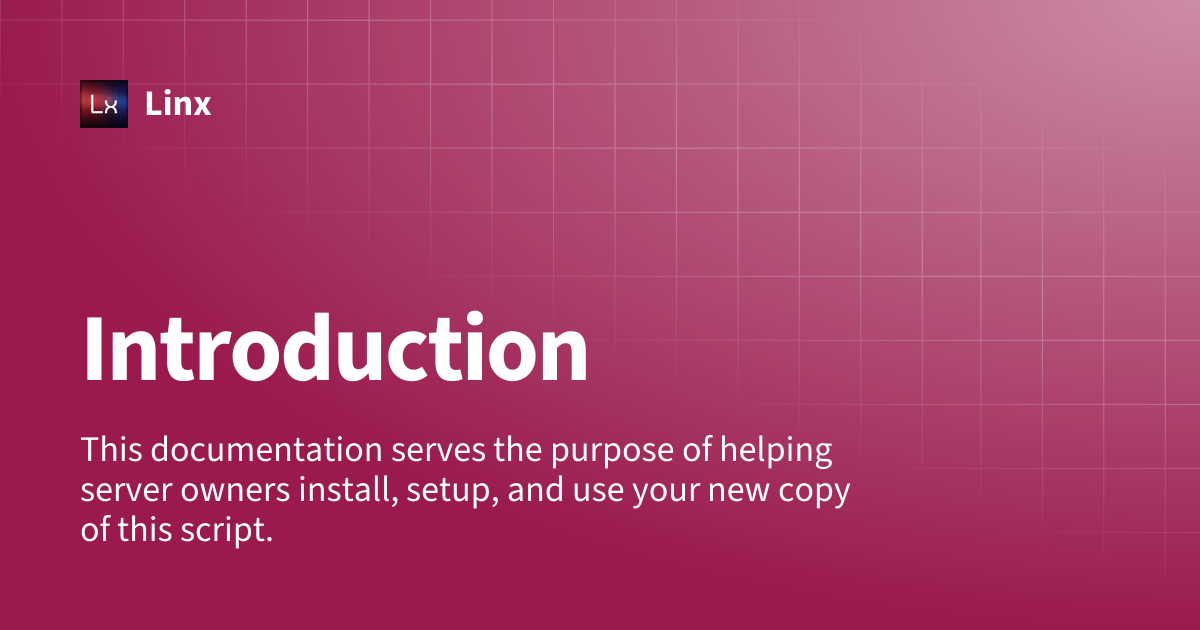 Introduction | Linx